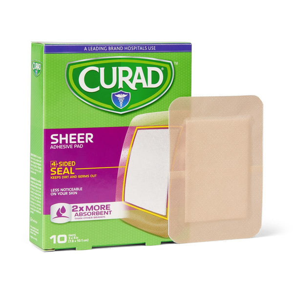 CURAD Sheer Adhesive Bandages, 24/CS (CUR01726RBV1) Case of 24