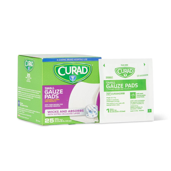 CURAD Sterile Pro-Gauze Pad, 2" x 2", 25/Box, 1/BX  (CUR20423RBIH) Box of 1