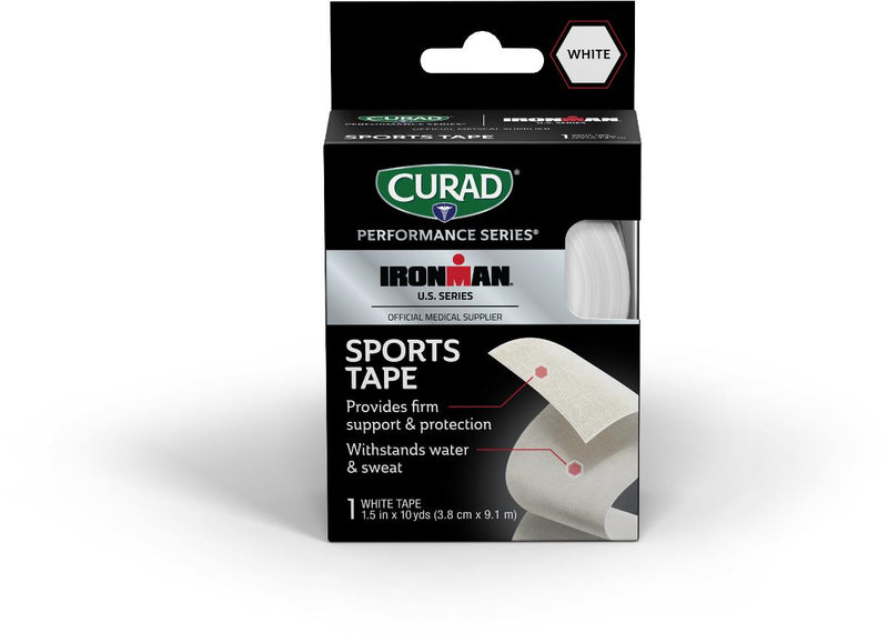 CURAD Performance Series IRONMAN Extra-Strength Sports Tape, 1.5" x 10 yd., 1/EA  (CURIM26315H) Each