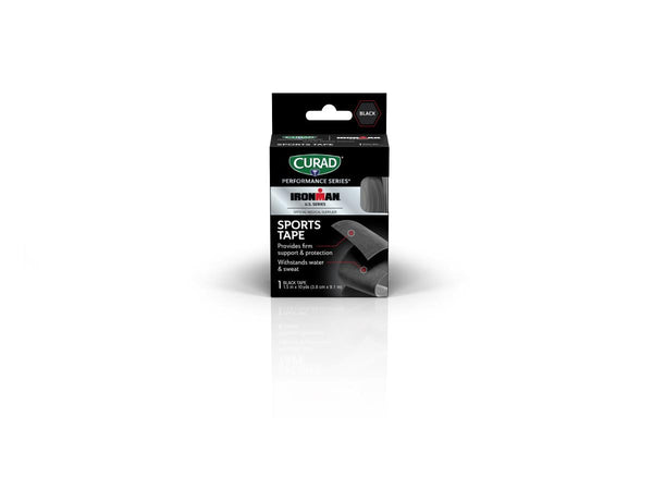 CURAD Performance Series IRONMAN Sports Tape, Black, 1.5" x 10 yd., 1/EA  (CURIM5014H) Each