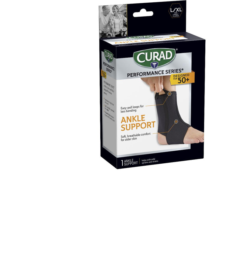 CURAD Neoprene Open Heel Ankle Support, Seniors, Size L/XL, 1 EA (CURSR27200LDH) Each