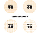 Hospeco® Unbleached Cheesecloth Box 44x36, Grade 90, Case of 10 Boxes (HOSN060-W38AU) Case of 10 Boxes