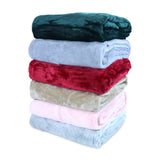 Arkwright Home® Family Essentials Coral Fleece Throw 50x60 Assorted, 12/Case (FLEECE-CORAL50X60-CS) Case of 12