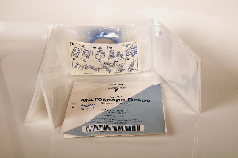 Zeiss OPMI Microscope Drape, Sterile, 20" x 64", 20/CS (DYNJE5010) Case of 20