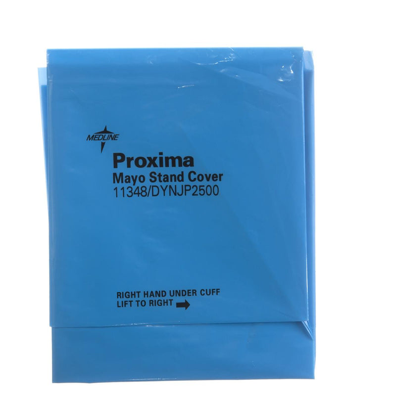 Disposable Mayo Stand Cover, Polyethylene, Blue, 24" Wide, 100/CS (11348CS) Case of 100