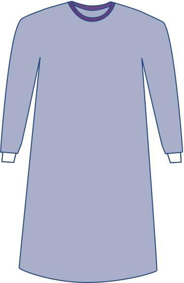 Aurora Nonreinforced Gown with Set-In Sleeves, Size XL, 30/CS  (DYNJP2702) Case of 30