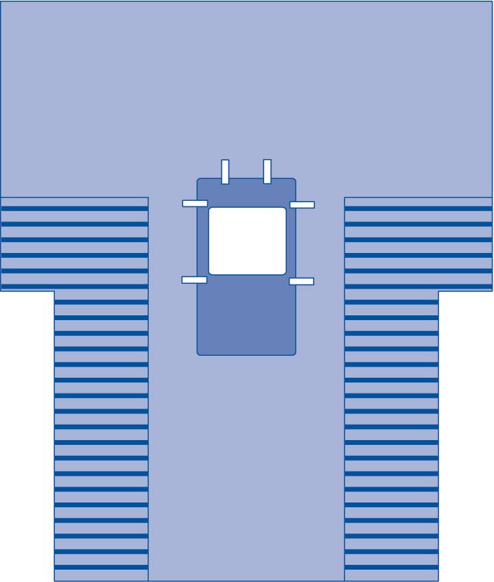 Sterile Laparoscopic Abdominal Drape with 20" x 36 Absorbent Reinforcement and 12" x 13" Fenestration with Adhesive, 102" x 121" x 77", 12/CS  (DYNJP3101) Case of 12