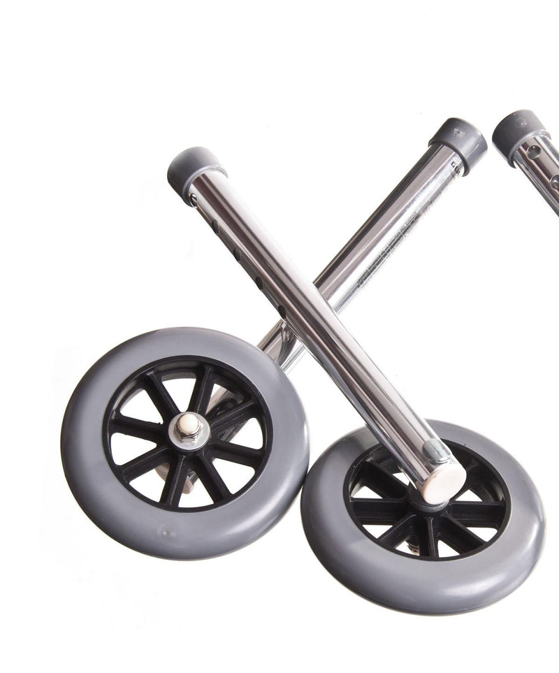 Walker Foot Piece Extension Set with 5" Wheels, 7/8" Frame, 1/KT  (G07724) 1 Kit