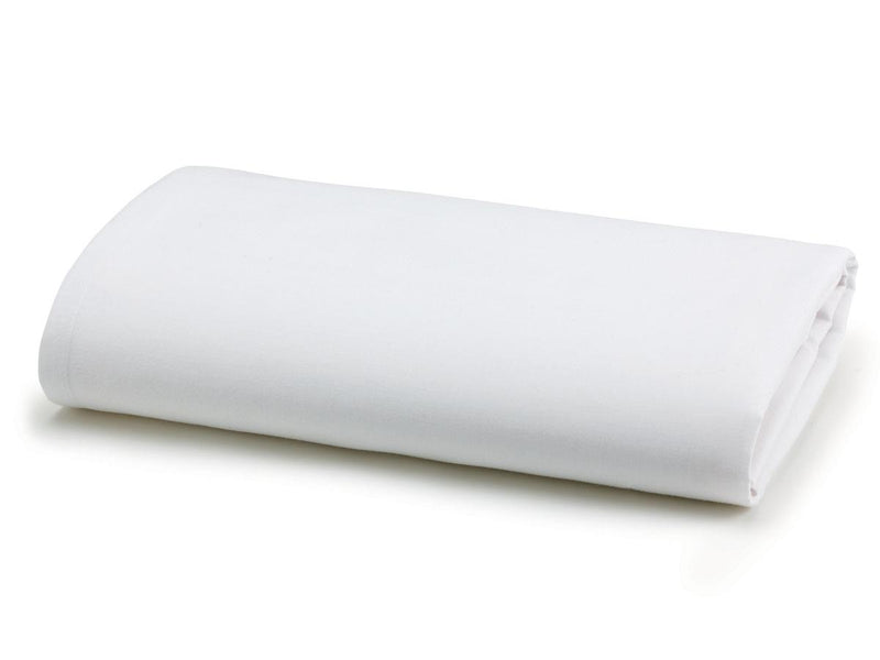 Muslin Flat Sheet, White, 66" x 108", Sold in Multiples of 5 Dozen, 12/DZ  (MDTFS4M08) 1 Dozen