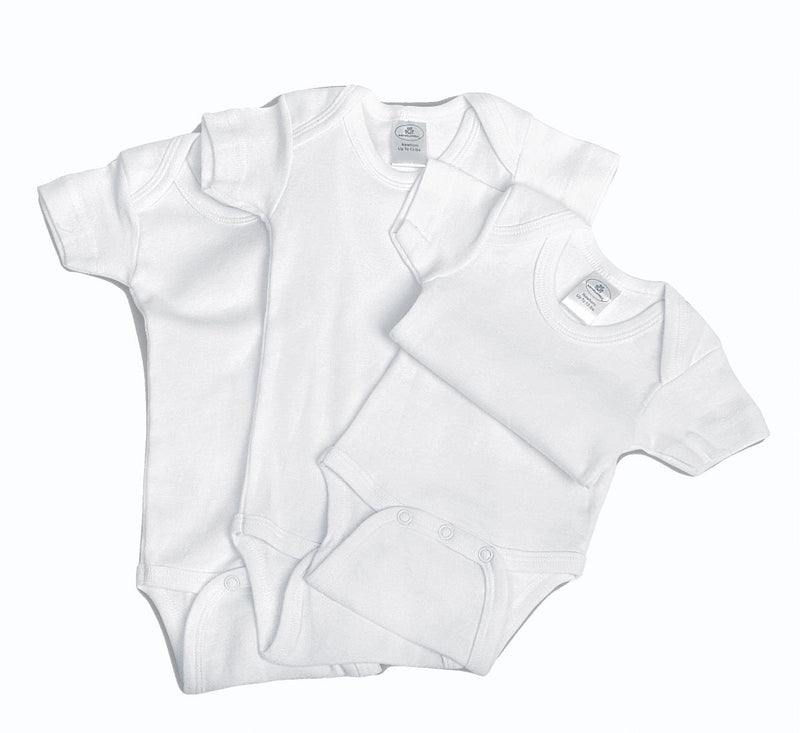 One-Piece Infant Suit with Short Sleeves, Newborn, 12/DZ  (MDTONESIES) 1 Dozen