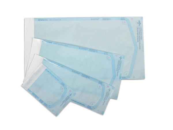 Steam and Gas Self-Seal Sterilization Pouch, 12" x 15", 1000/CS  (MPP100555GS) Case of 1000