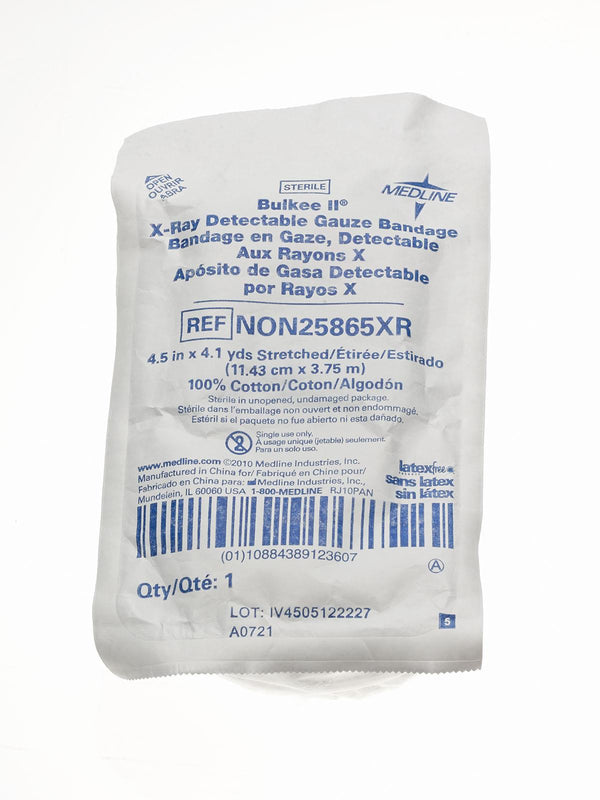 BANDAGE,GAUZE,BULKEE,XRAY,4.5X4.1YD,, 100/CS (NON25865XR) Case of 100
