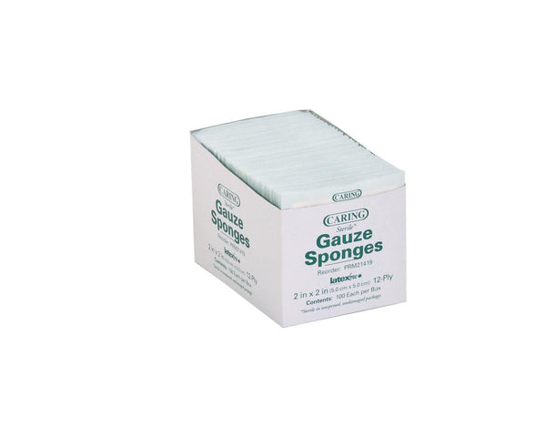 Medline Woven Sterile Gauze Sponges, 3000/CS (PRM21419B) Case of 3000