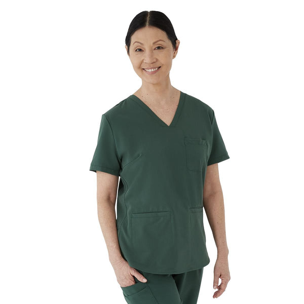 Lexington AVE Women's V-Neck Scrub Tops with 3 Pockets, 1/EA (4802HTRS) Each