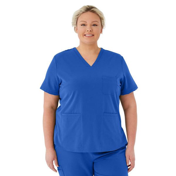 Lex AVE Women's Scrub Top, Royal Blue, Size L, 1/EA  (4802RYLL) Each