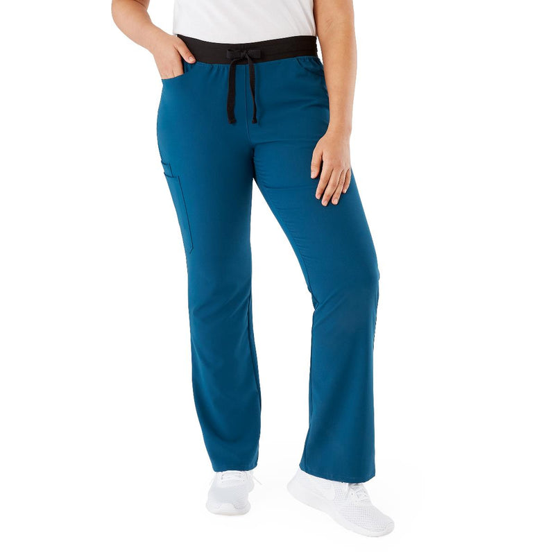 Coastal AVE Women's Scrub Pant, Caribbean Blue, L Petite, 1/EA  (4912CRBLP) Each