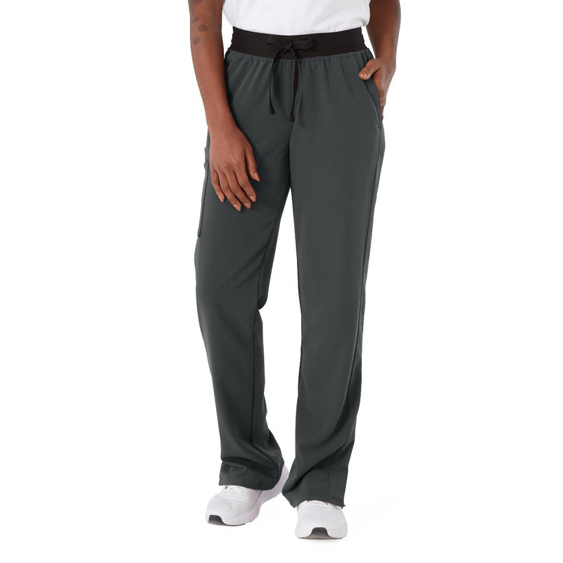 Varick AVE Women's Scrub Pant, Charcoal, S Tall, 1/EA  (4913CHRST) Each