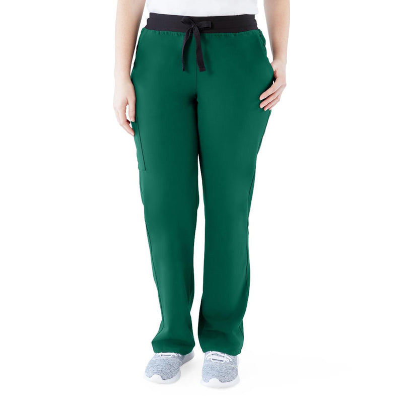 Varick AVE Women's Scrub Pant, Regular Inseam, Hunter Green, Size 3XL, 1/EA  (4913HTRXXXL) Each