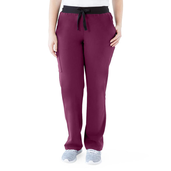 Varick AVE Women's Scrub Pant, Regular Inseam, Wine, Size XL, 1/EA  (4913WNEXL) Each