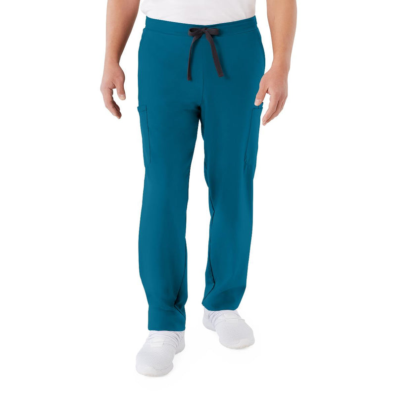 Clinton AVE Unisex Scrub Pants with 6 Pockets, Petite, Caribbean Blue, Size 3XL, 1/EA  (5700CRBXXXLP) Each