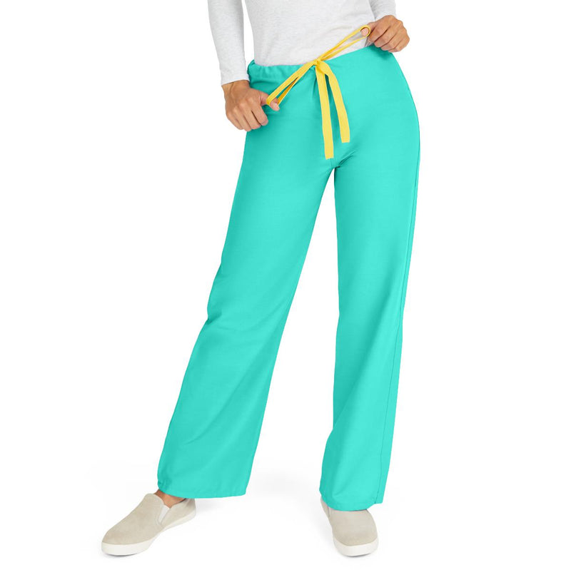 AngelStat Unisex Reversible Scrub Pants with Drawstring Waist, Jade, Size 5XL, Angelica Color Code, 1/EA  (M600NTJ5XL-CA) Each