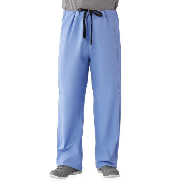 Medline Unisex 100% Cotton Reversible Drawstring Scrub Pants, 1/EA (649MHSXXXL) Each