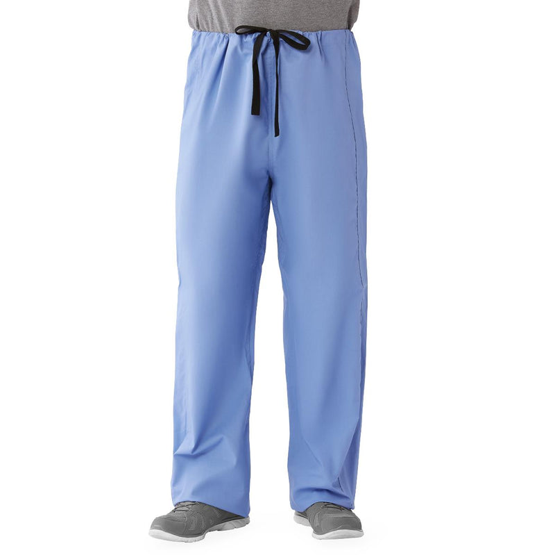 Medline Unisex 100% Cotton Reversible Drawstring Scrub Pants, 1/EA (649MHSXL) Each