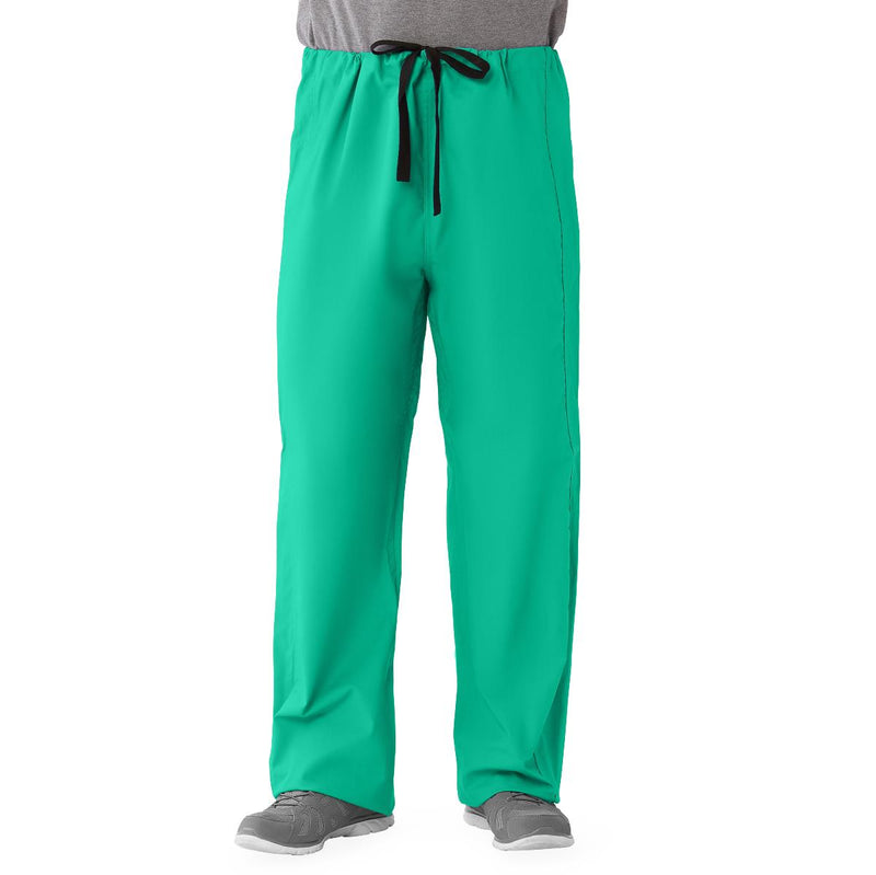 Medline Unisex 100% Cotton Reversible Drawstring Scrub Pants, 1/EA (649MJSXS) Each