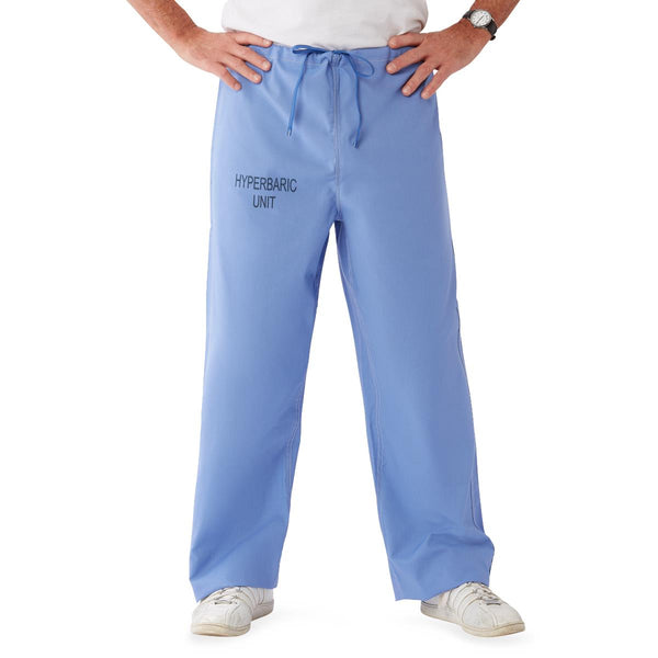 Unisex 100% Cotton Reversible Hyperbaric Drawstring Scrub Pants, 1/EA (659MHS4XL-CM) Each