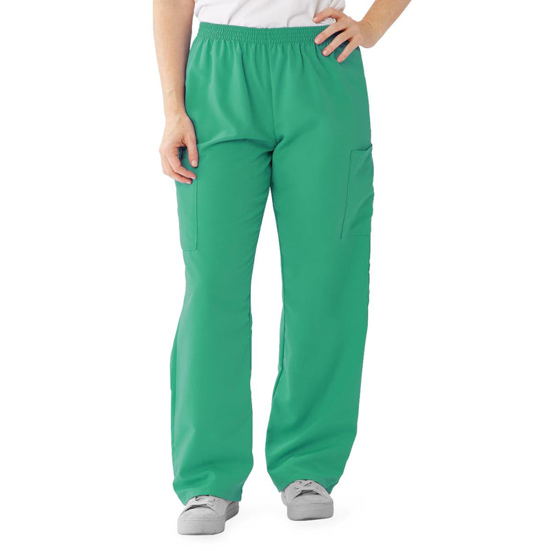 PerforMAX Unisex Elastic Waist Scrub Pants, Size S Regular Inseam, Jade, 1/EA  (850NTJS) Each