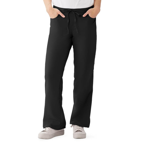 PerforMAX Women's Modern Fit Boot-Cut Scrub Pants with 2 Pockets, Black, Size XL-Petite, 1/EA  (865DKWXLP) Each