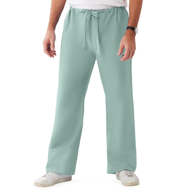 ComfortEase Unisex Reversible Scrub Pants with Drawstring Waist, Seaspray, Regular Inseam, Size 2XL, Medline Color Code, 1/EA  (900JSSXXL-CM) Each