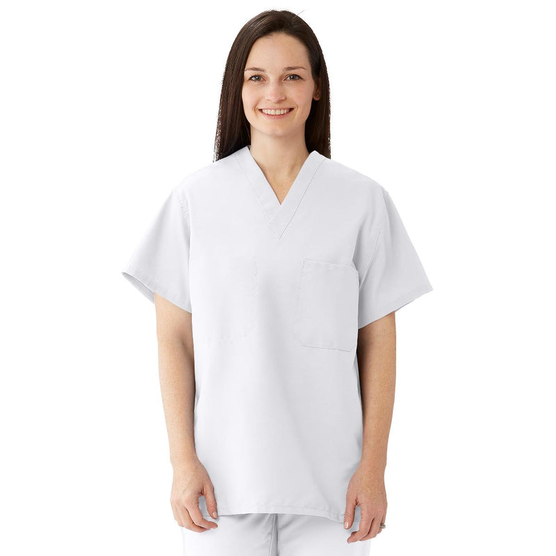 ComfortEase Unisex Reversible Scrub Tops with 2 Pockets, 1/EA (910XTQL-CM) Each