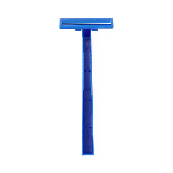 Disposable Facial Razors with Single Blade, Blue, 500/CS (BRN1332) Case of 500