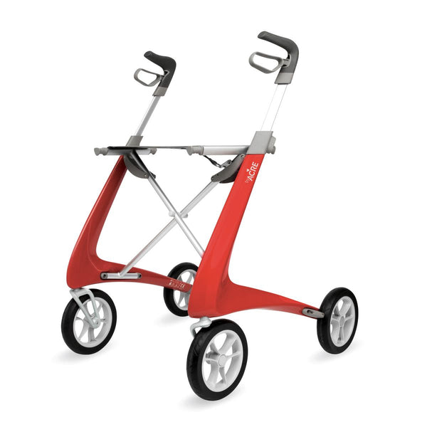 Carbon Fiber Rollator with 18.5" W x 24" H Comfort Seat, Red, 1 EA (BYA100LGR) Each