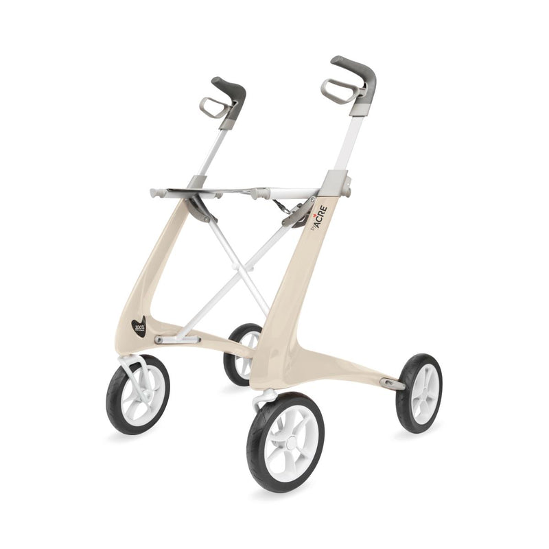 Carbon Fiber Rollator with 16.5" W x 24" H Regular Seat, White, 1 EA (BYA100MDW) Each