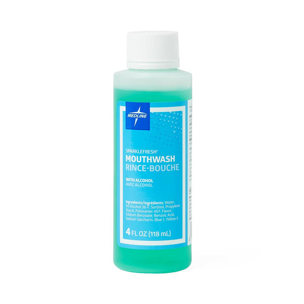 SparkleFresh Mouthwash with Alcohol, 4 oz. Bottle, 60/CS (CTR000426) Case of 60