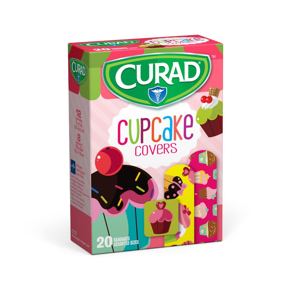 CURAD Bandage, Cupcake Covers, Assorted Sizes, 24/CS  (CUR00002RB) Case of 24