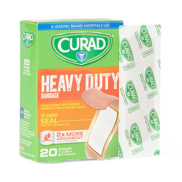 CURAD Heavy Duty Bandages, 1" x 3.25", 24/CS  (CUR14925RB) Case of 24