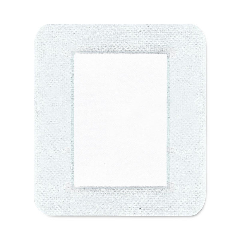 CURAD White Waterproof Adhesive Pads, 4" x 4", 24/CS  (CUR5115) Case of 24