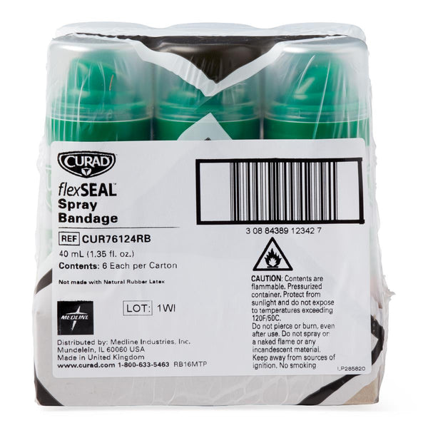 CURAD flexSEAL Spray Bandage, 40 mL, 24/CS  (CUR76124RB) Case of 24