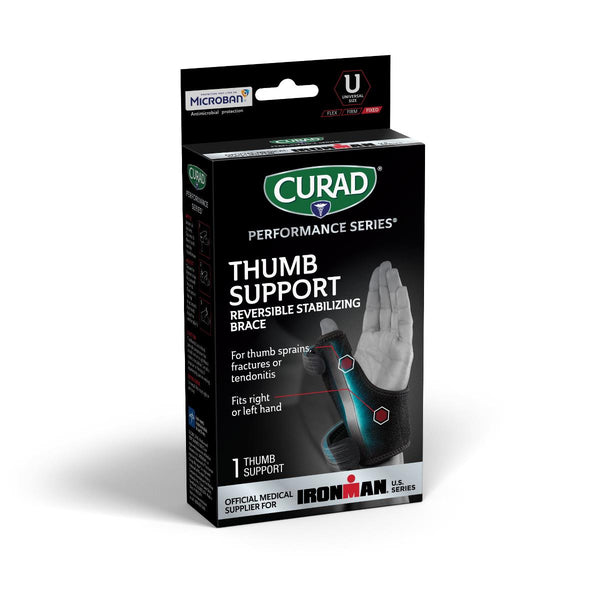 CURAD Performance Series IRONMAN Deluxe Thumb Brace, 4/CS (CURIM18230) Case of 4