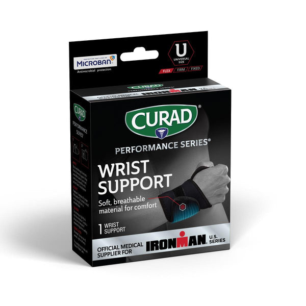 CURAD Performance Series IRONMAN Wraparound Wrist Support, Universal Size, 4/CS (CURIM19710) Case of 4