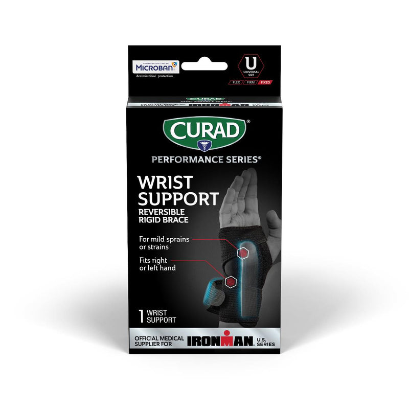 CURAD Performance Series IRONMAN Universal Reversible Wrist Brace, 4/CS (CURIM19999) Case of 4