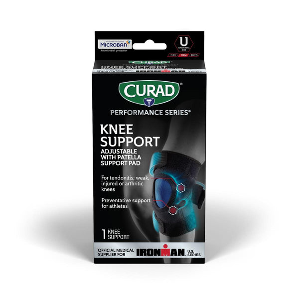 CURAD Performance Series IRONMAN Adjustable Knee Support, Universal Size, 4/CS (CURIM23330) Case of 4