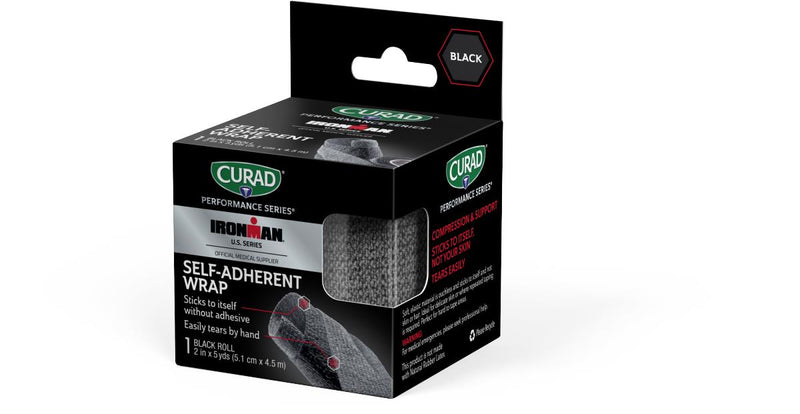 CURAD Performance Series IRONMAN Self-Adherent Wrap, Black, 2", 24/CS  (CURIM5053) Case of 24