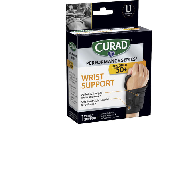 CURAD Universal Wraparound Wrist Support with Microban, Senior, 4/CS (CURSR19810D) Case of 4