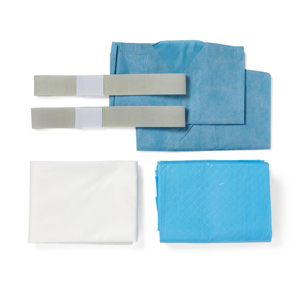 Sahara Linen Kit with 40" x 90" Standard Table Sheet, 40" x 60" Draw/Lift Sheet, Armboard Covers, 30/CS (DYKQSUITEL3C) Case of 30