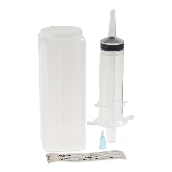 Enteral Feeding Tray with Piston Syringe, 60 mL, 30/CS (DYNC7061) Case of 30