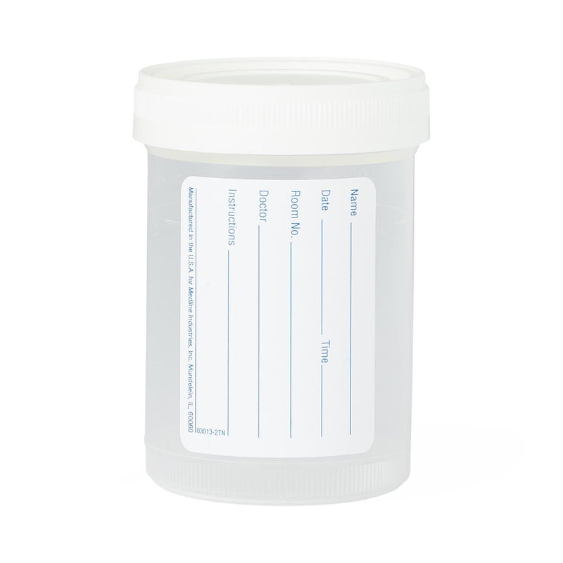 Pneumatic Tube Sterile Specimen Containers, Graduated in mL, OR Sterile, 4 oz., 100/CS  (DYND30369) Case of 100